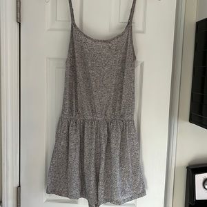 H&M Divided Gray Loungewear Spaghetti Strap Romper